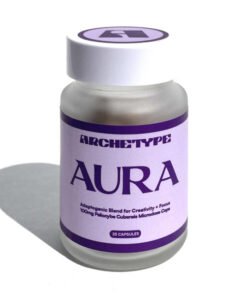 ARCHETYPE AURA Microdose Pilzkapseln (Flasche mit 25 Stück)