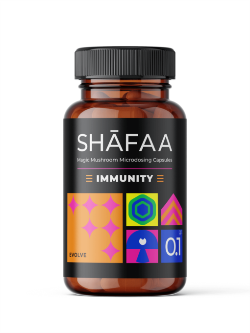 Shafaa Evolve Magic Mushroom Microdosing Immunität Blend Kapseln