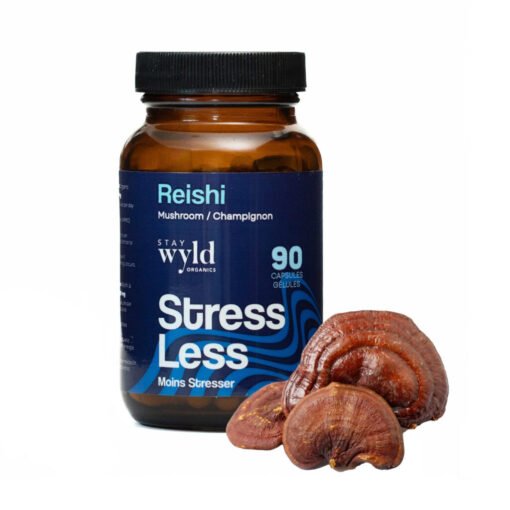 Stay Wyld Organics – Reishi-Pilz-Kapseln (Flasche mit 90 Stück)